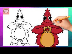 How To Draw Chum Chompkins from Poppy Playtime 5 | Easy Drawing Tutorial