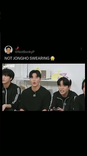 Jongho swearing during Wanteez Ep. 25 #jongho #choijongho #ateez