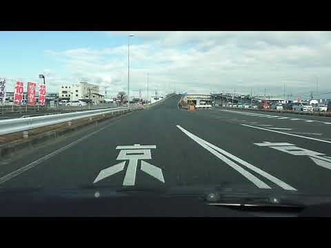 4K 国道24号→E24京奈和道→国道24号 等速・京都方面 奈良県橿原市→田原本町→大和郡山市→奈良市→京奈道路・木津IC