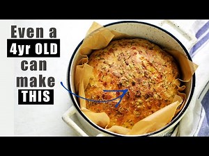 Easy Artisan No Knead Bread - even a 4yr old can make this