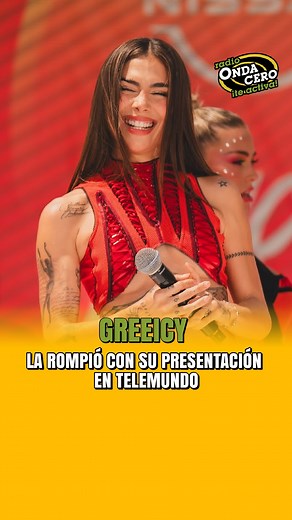 Greeicy nos dio un show espectacular, cantando uno de sus más grandes éxitos. 😍🤩 La colombiana la sigue rompiendo con cada presentación, siendo tan iconic como siempre 🫶🏼✨ #Greeicy #amor #baile #show #presentacion #paratii #fyp #viral #ondacero | Onda Cero