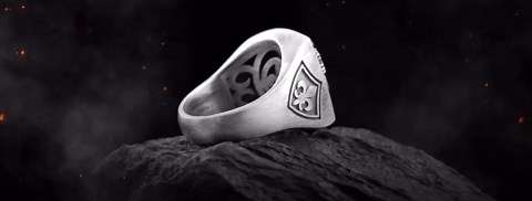 Custom Family Crest Signet Ring: Sterling Silver Heraldry Ring for Men - Etsy