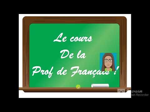 NATURE et FONCTION - grammaire - Cours de Français - Brevet
