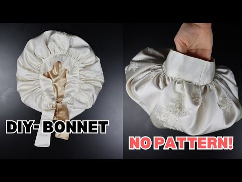 How to Sew a Silk Bonnet for Hair | Easy DIY Tutorial (NO PATTERN)