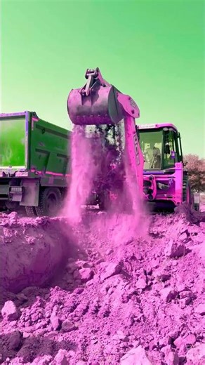 🚧 Real Construction Scene | JCB 3DX Loading Soil in Tata Dumper #jcb3dx #ytshorts #shorts