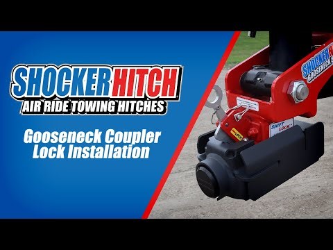 Shocker Shift Lock Gooseneck Coupler Box Lock Installation - Shocker Hitch