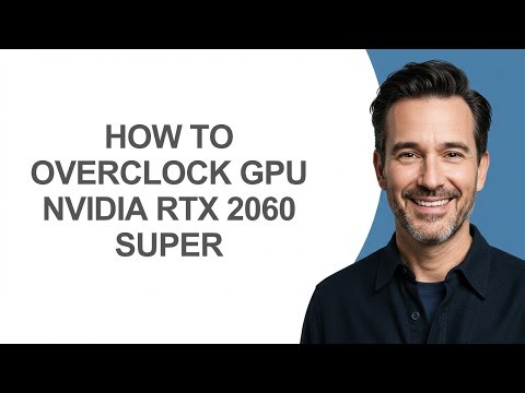How to Overclock Gpu Nvidia Rtx 2060 Super - KevinHowTo