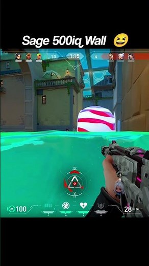 sage 500iq wall gameplay on perl #valorant #valorantclips #valoranttips