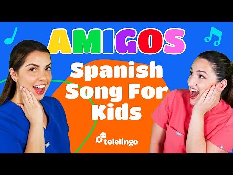 Amigos 🎶 Friends | Original Spanish Song about Friendship for Kids | Canción en Español para Niños