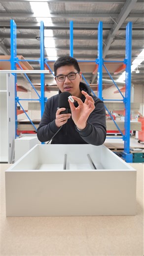 How to avoid ugly fixings to drawer boxes. When using Blum Movento undermount runners, we use Lamello Cabineos to assemble the drawer boxes. This keeps the sides of the drawer box free from any visible fixings. | Plot Joinery