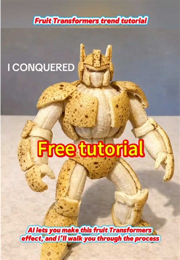 This kind of Fruit Transformers effect can actually be created with AI.I'll teach you how to do it.How to create Fruit Transformers effects with AI.I came, I saw, I conquered.How to create I came, I saw, I conquered.Fruit Transformers.Fruit Transformers trend.Fruit Transformers filter.Fruit Transformers effect.Fruit Transformers trend tutorial.Fruit Transformers effect tutorial.Fruit Transformers filter tutorial.How to make Fruit Transformers.How to make Fruit Transformers.How to make Fruit Tran