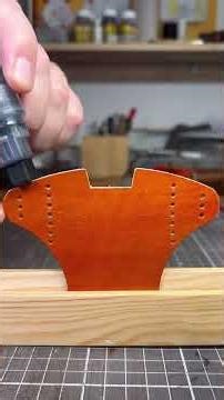 Most Satisfying Leather Crafting You’ll See Today! 🧵