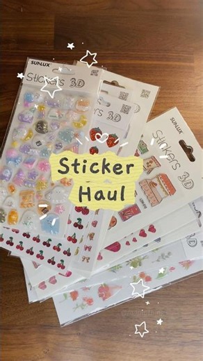 Sticker Haul 💌