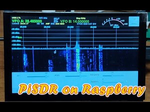 PISDR SDR receiver on Raspberry Pi