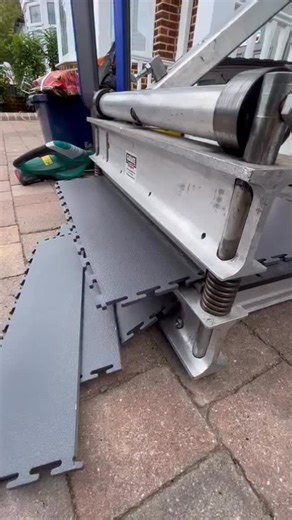 Measure twice - cut once ✅ Our modular pvc garage floor tiles 🔥 #garage | Garage Style Ltd