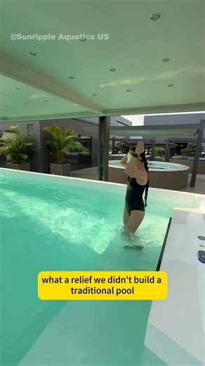 75K views · 152 reactions | A smart swimming pool that can be installed and used without digging a pit or carrying out civil engineering.#swimingpool #smartpool #luxuryhomes #diypool #smartswimingpool #heatedpool #indoorpool #roofpool #poolgoals #pooltech #dreamhome | Sunripple Aquatics US | Facebook