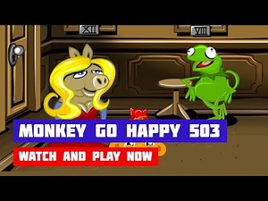 Monkey GO Happy: Stage 503 — The Muppet Show · Game · Walkthrough