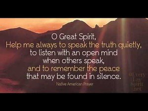 Native American Prayer