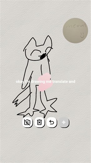 im drawing meow but ai translate it #helpmemakethismakesense #catcute #funny