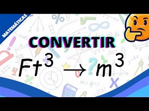 👉✅ COMO CONVERTIR FT^3 A M^3 ✅