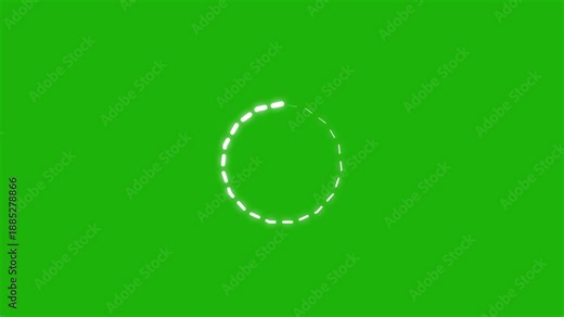 Line circle loading animation, 4K Loading circle icon, loading circle animation loading circle line animation on green screen background