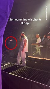 Another on stage smack! Drake gets hit with a cell phone