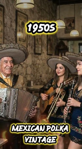 Polka Mexican Vintage 1950s #mexicanfolk #accordionmusic #mexicanheritage #shorts