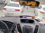Paramedic shows off incredible manoeuvres through traffic on busy Istanbul road