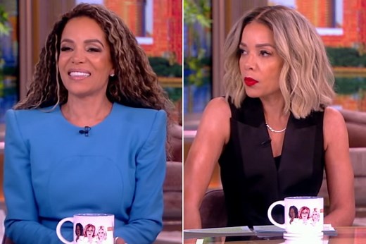 'The View' cohost Sunny Hostin debuts new hairstyle live on the air: 'It gives Bond villain'