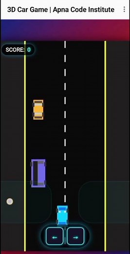 🔥 3D Car Game 🎮 🎯 Using HTML CSS JavaScript | Full Tutorial by Apna Code Institute 🚗💨 #css3 #coding
