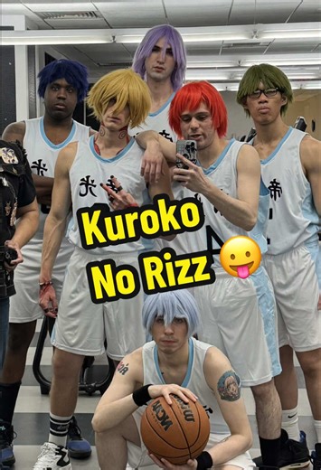 So many options 🫣 😌: @Sassy Cosplays 😈: @Flaco 🤓: @Emmanuel LKD 🇱🇦 😘: grapeteea on IG 😎: @jamodagod3 🥱: Stacii Lane #kurokonobasket #rizz #anime #cosplay #fyp Kuroko’s Basketball cosplay group at Katsucon 2026