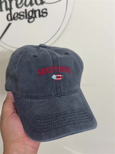 Benito Bowl embroidered hat 🧢 🏈♥️ #benitobowl #teambenito #badbunnysuperbowl