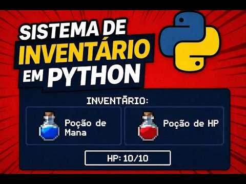 Agora Meu RPG em Python tem Inventário de Verdade