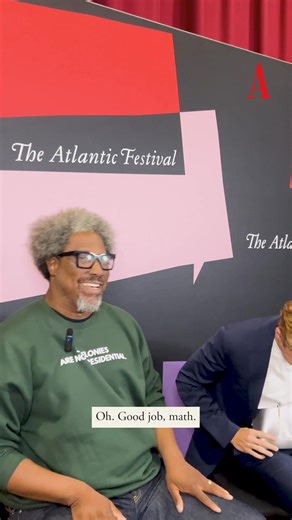 8K views · 45 reactions | Comedian and Celebrity Jeopardy winner W. Kamau Bell sat down with Drew Goins at The Atlantic Festival to answer trivia questions about poems, letters, presidential endorsements, and more that first appeared in The Atlantic over our 168-year history. See how Bell did—and the prize he won. Also, watch the comedian’s talk onstage at The Atlantic Festival on our YouTube channel: bit.ly/46a5DUE | The Atlantic | Facebook
