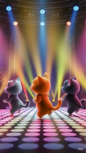 🐱💃 | Cute Cat Dance Party | #viralcartoon#trendingcartoon#youtubeanimation#shortcartoon#trending