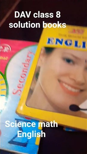 DAV class 8 maths science English all chapter solution book 📚📖 comment for buy #books #song #dav