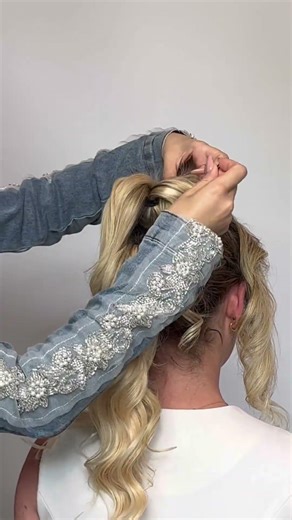 Extensions in an updo!