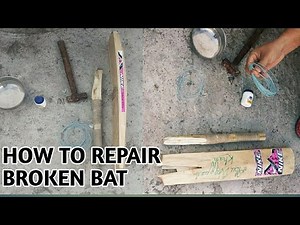 How to repair broken bat | Repair your bat at home | repair bat Handle |
