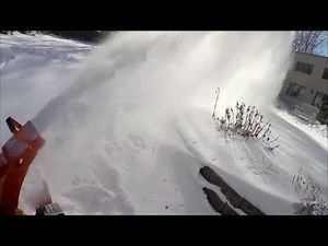 Snow blower Impeller and LED lights modifications. Gotta see it throw snow.