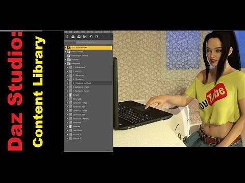 Daz Studio: Organizing Content in Your Content Library