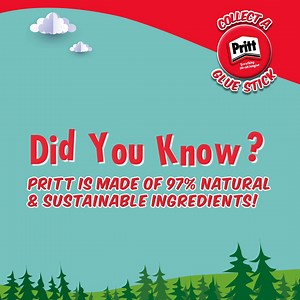 🎉 The Collect a Pritt Stick Challenge is ON🎉 Help your school win an awesome Pritt recycled table ♻️🪑 Here’s how to join the fun: 1️⃣ Collect empty Pritt sticks in a collection bin 2️⃣ Every 500 Pritt sticks collected wins the school a Pritt prize 🎁 3️⃣ The school with the most Pritt sticks wins the BIG prize, a recycled table🏆 Don’t forget to register your school on the link in our bio to join. 🔗 Ts & Cs apply. | Pritt