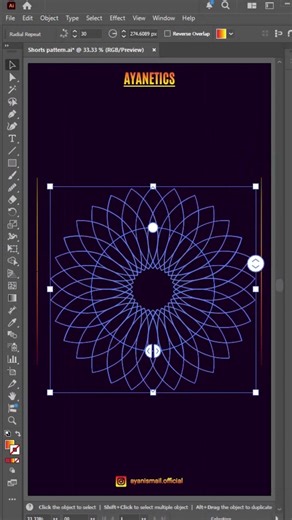 Floral Design Trick in Illustrator! #illustratortips