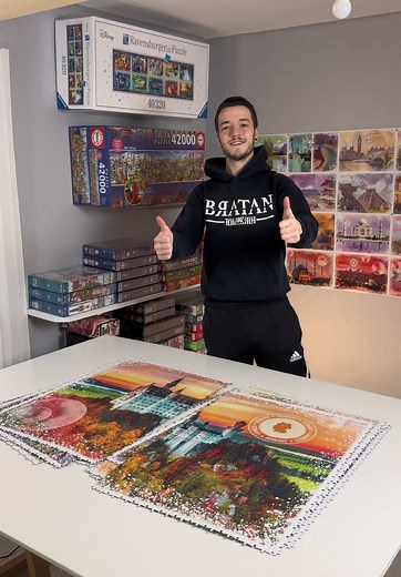 Technique pour coller vos puzzles facilement