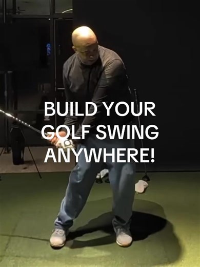 Build your golf swing anywhere! #golfswing