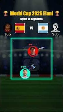 Spain vs Argentina World Cup 2026 Final 🏆 Messi or Lamine Yamal? #spain