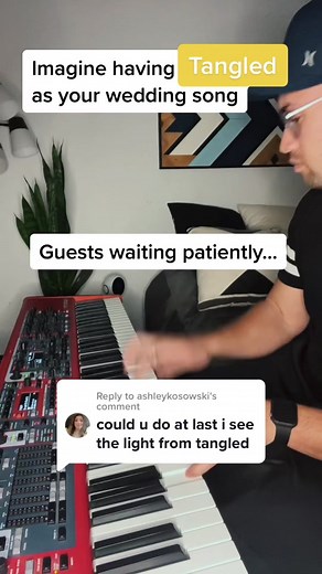 Reply to @ashleykosowski 😇 #pianotok #disneytok #disneymusic #disneysongs #tangled #weddingentrance #brideentry #weddingideas #weddingtips