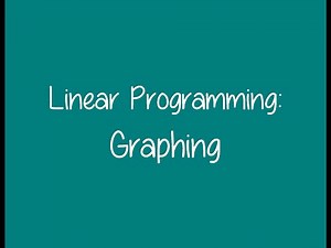 5.3 - Linear Programming: Graphing