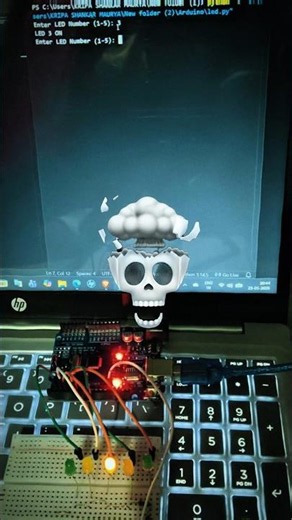 Arduino+Vs Code #shorts #arduino #servo #ultrasonicsensor #electronicsproject