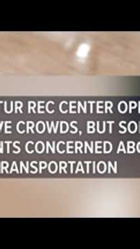 New Decatur Rec Center opens to massive crowds, but some residents concerned about transportation