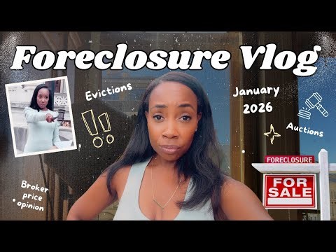 Come With Me in Memphis: 5 Days of Auctions, BPOs, Foreclosures vlog- January 2026 #foreclosures